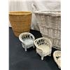 Image 2 : Assorted Wicker Items