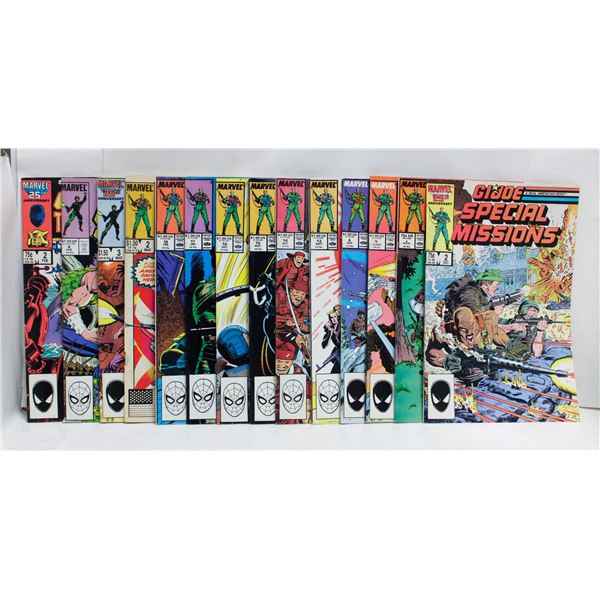 G.I. JOE --- 14 COMICS