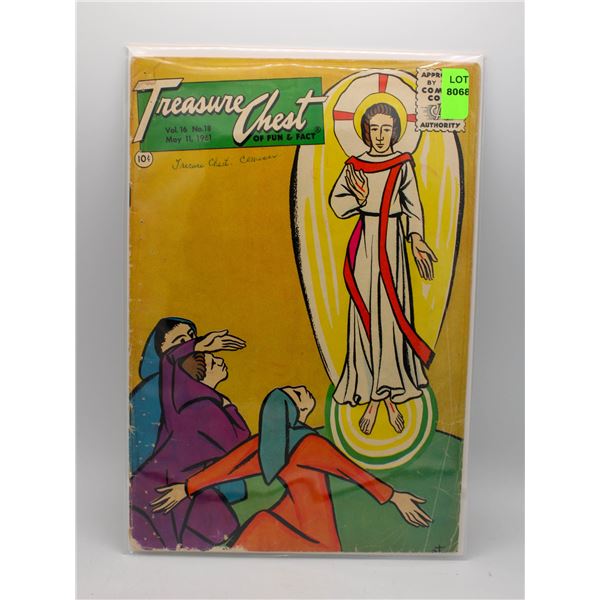 TREASURE CHEST #18 --- 10 CENT COVER PRICE
