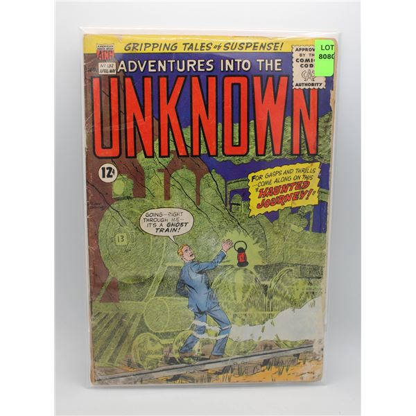 ADVENTURES INTO THE UNKNOWN #132 --- 12 CENTS