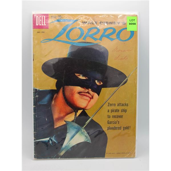 WALT DISNEY'S ZORRO #8 --- 10 CENT COVER