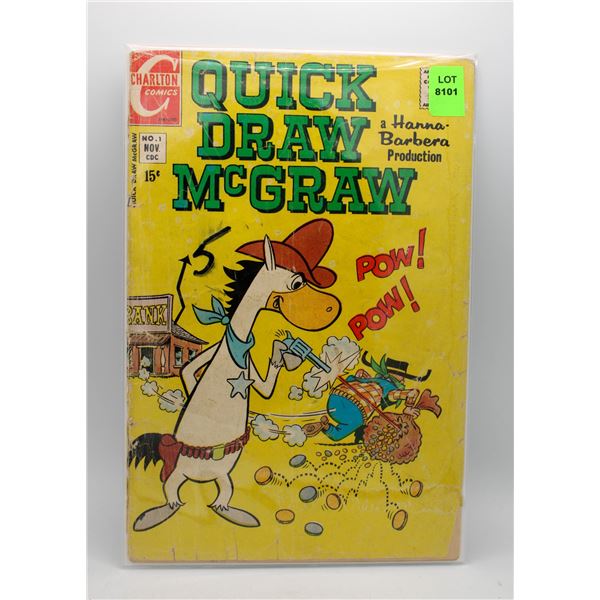 QUICK DRAW MCGRAW #1 --- 15 CENT COVER