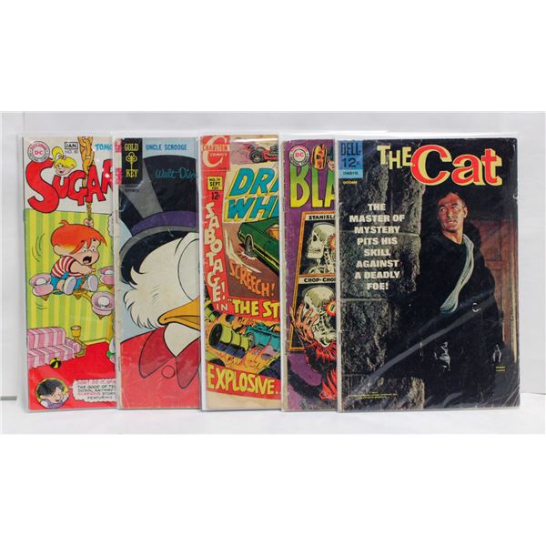 12 CENT COVER COMICS --- 5 ISSUES