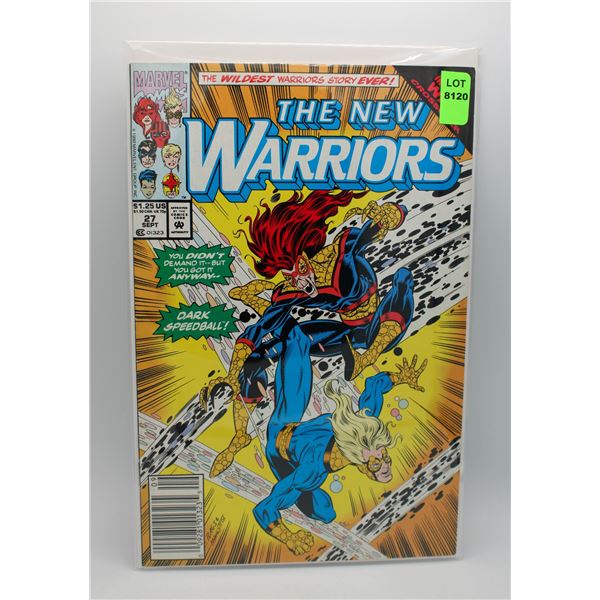NEW WARRIORS #27 --- NEWSSTAND EDITION