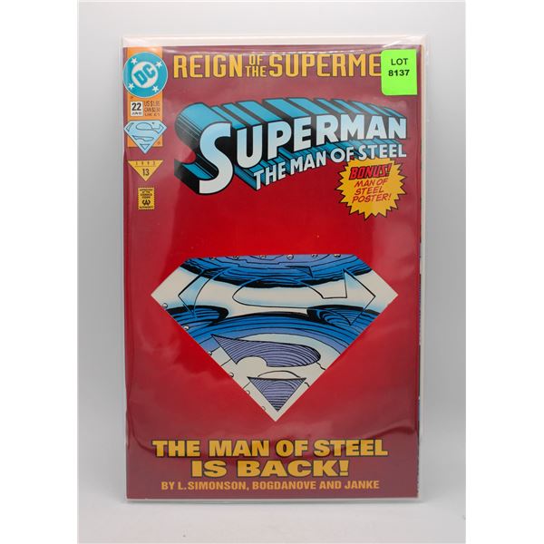 SUPERMAN: MAN OF STEEL #22