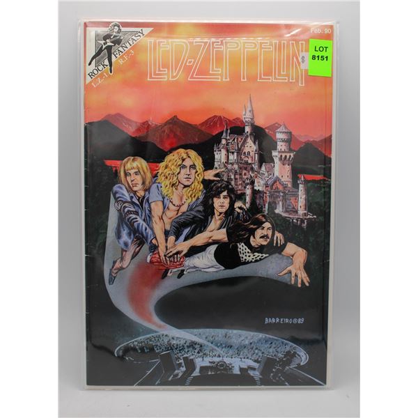 ROCK FANTASY COMICS #3 --- LED ZEPPELIN