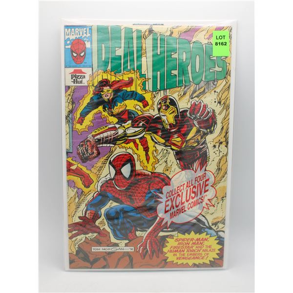 REAL HEROES #4 --- PIZZA HUT PROMO COMIC