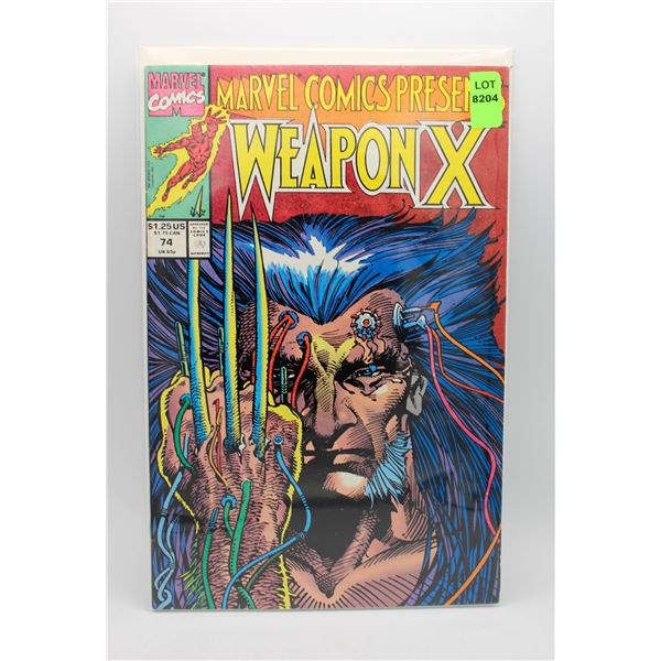 MARVEL COMICS PRESENTS #74 --- WEAPON X
