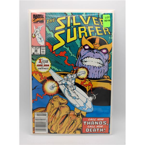 SILVER SURFER #34 --- NEWSSTAND EDITION