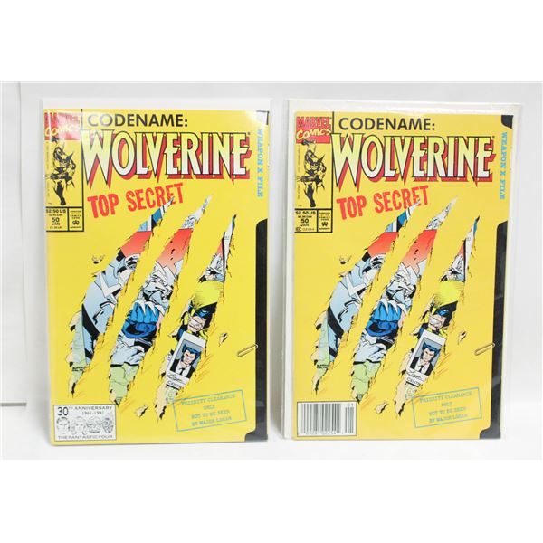 WOLVERINE #50 --- 2 ISSUES (BOTH COVERS)