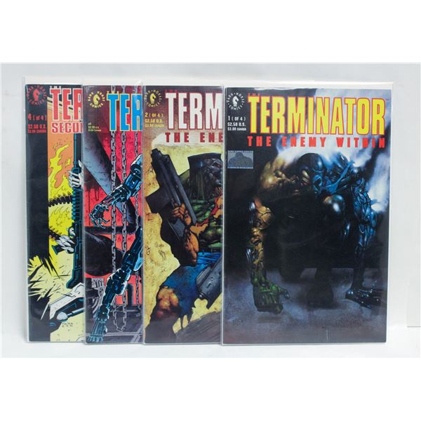 TERMINATOR --- 4 COMICS