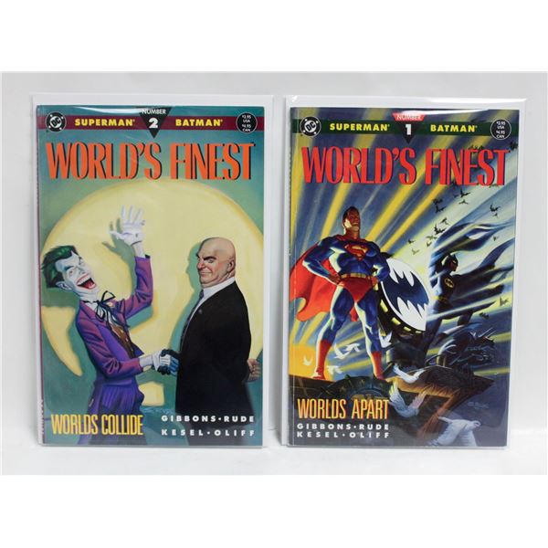 WORLD'S FINEST - SUPERMAN & BATMAN #1 AND #2