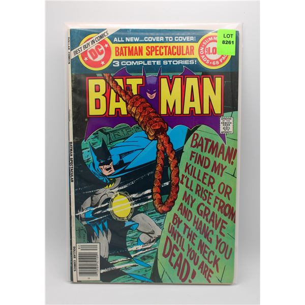 BATMAN SPECTACULAR - SUMMER 1978