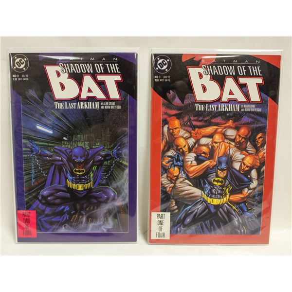 BATMAN: SHADOW OF THE BAT #1 AND #2