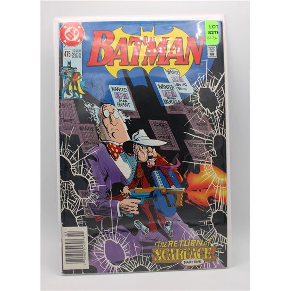 BATMAN #475 --- NEWSSTAND EDITION