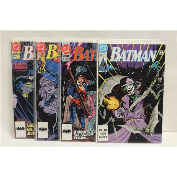 BATMAN --- 4 ISSUES