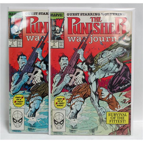 PUNISHER: WAR JOURNAL #7 --- 2 COPIES