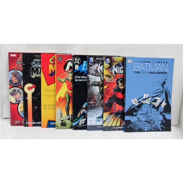 VARIOUS TRADE PAPERBACKS --- 8 BOOKS