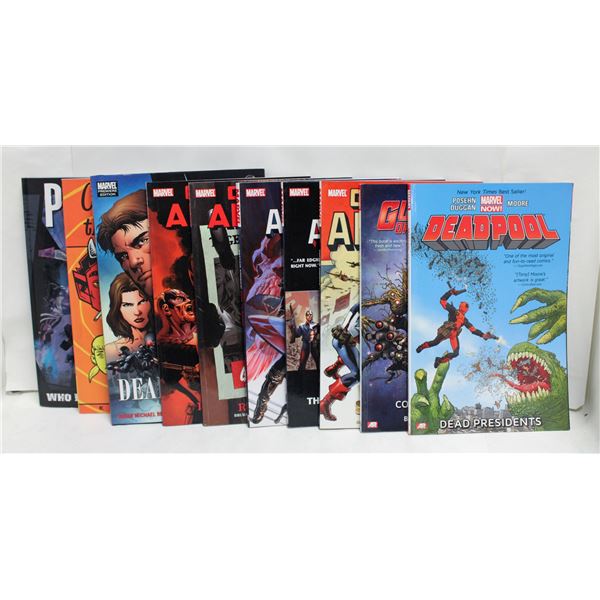 VARIOUS HARDCOVER & TRADE PAPERBACKS --- 10 BOOKS