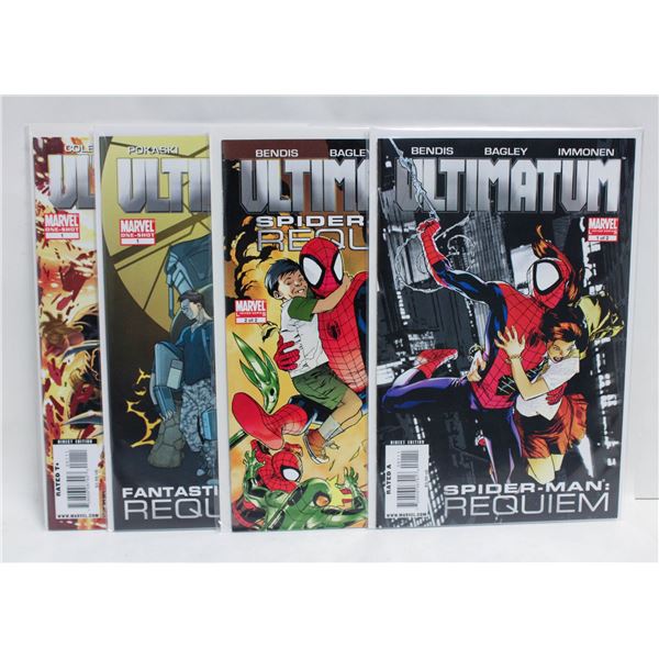 ULTIMATUM --- 4 COMICS INCLUDING #1 ISSUES