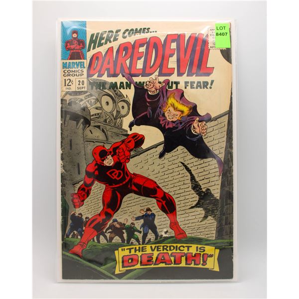 DAREDEVIL #20 --- 12 CENT COVER