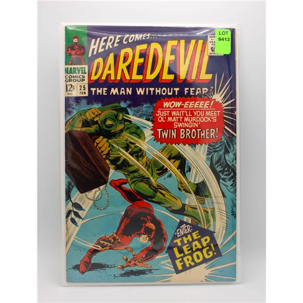 DAREDEVIL #25 --- 12 CENT COVER