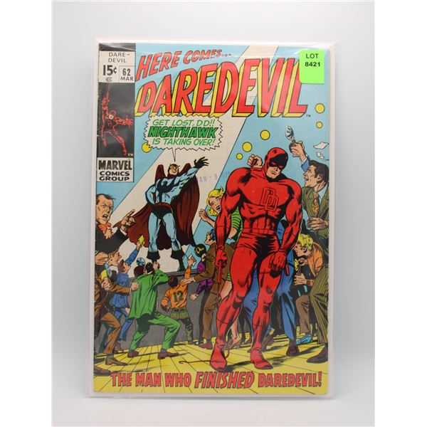 DAREDEVIL #62 --- 15 CENT COVER