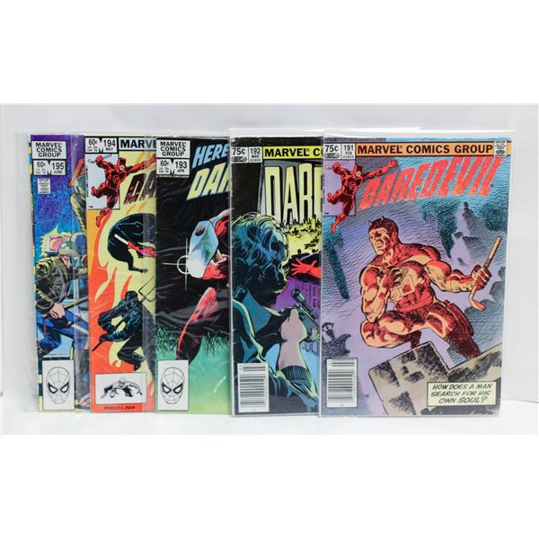 DAREDEVIL --- 5 COMICS