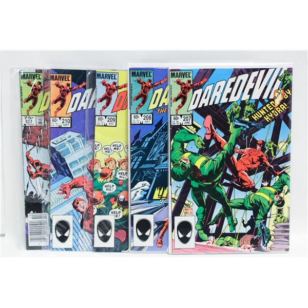 DAREDEVIL --- 5 COMICS
