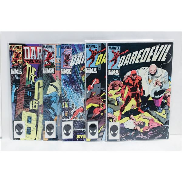 DAREDEVIL --- 5 COMICS