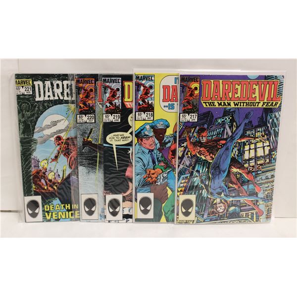 DAREDEVIL --- 5 COMICS