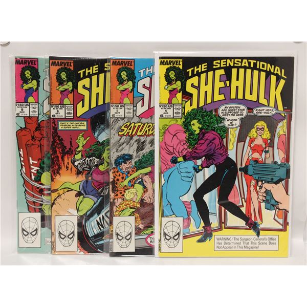SENSATIONAL SHE-HULK --- 4 COMICS