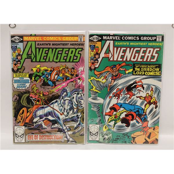 AVENGERS #207 AND #208