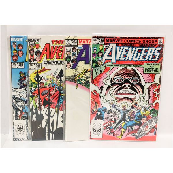 AVENGERS --- 4 COMICS