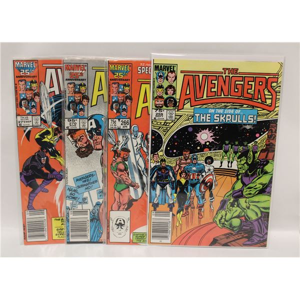 AVENGERS --- 4 COMICS