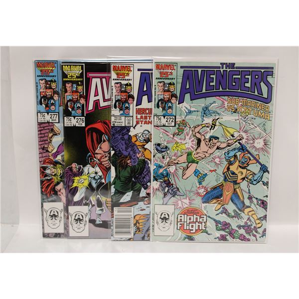AVENGERS --- 4 COMICS