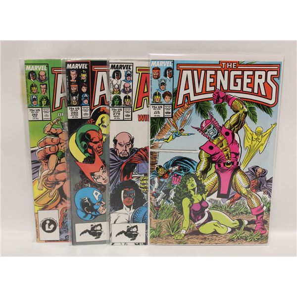 AVENGERS --- 4 COMICS