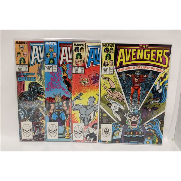 AVENGERS --- 4 COMICS