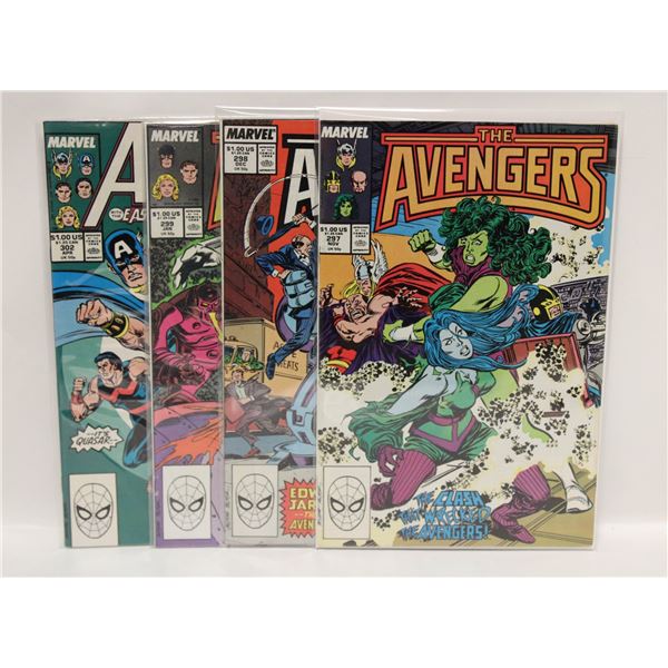 AVENGERS --- 4 COMICS