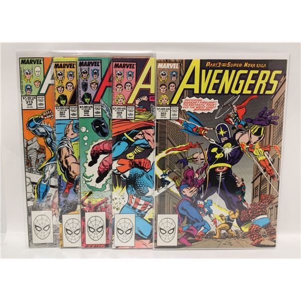 AVENGERS --- 5 COMICS