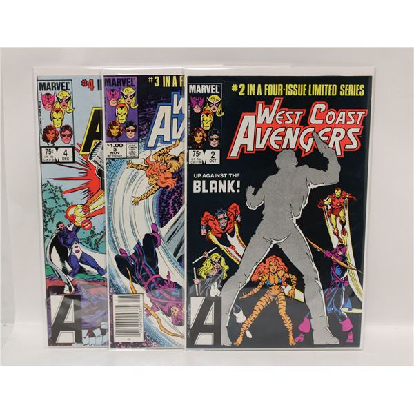 WEST COAST AVENGERS #2 TO #4 --- CPV