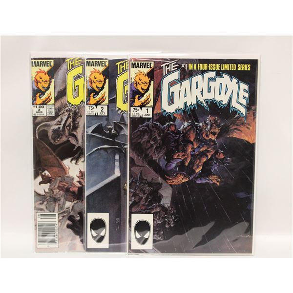 GARGOYLE --- 3 COMICS --- CPV