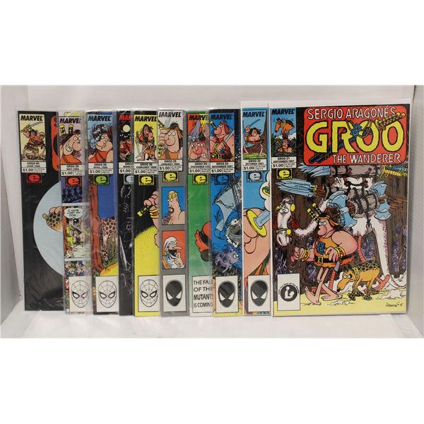 GROO THE WANDERER --- 10 COMICS