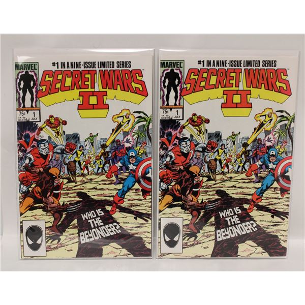 SECRET WARS II #1 --- 2 COPIES