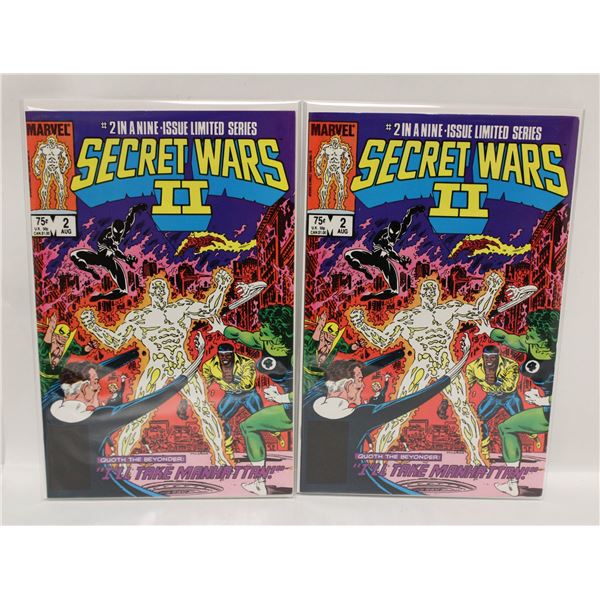 SECRET WARS II #2 --- 2 COPIES