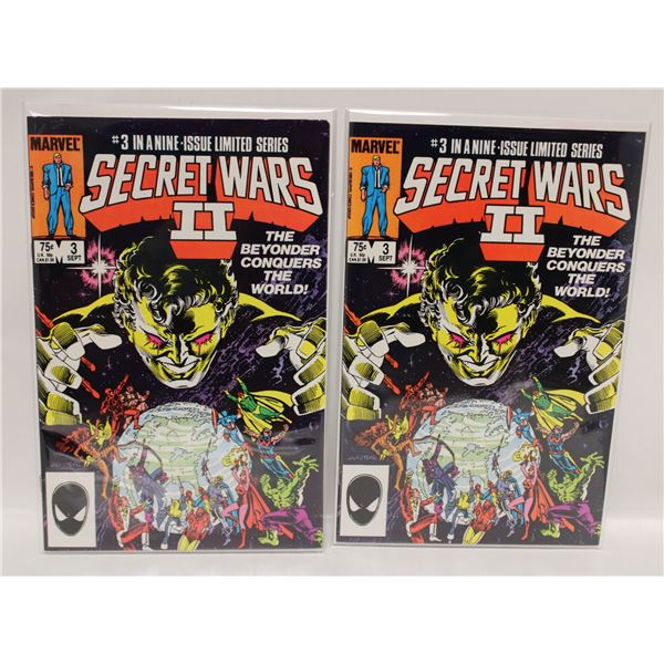SECRET WARS II #3 --- 2 COPIES