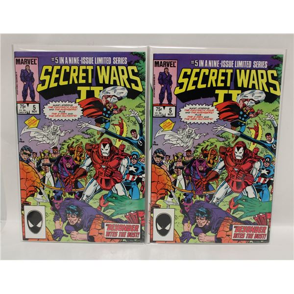 SECRET WARS II #5 --- 2 COPIES