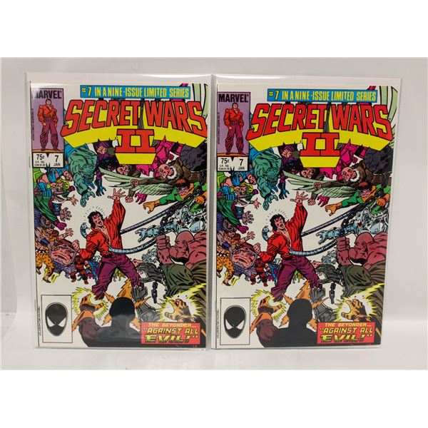 SECRET WARS II #7 --- 2 COPIES