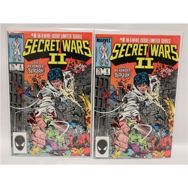 SECRET WARS II #8 --- 2 COPIES