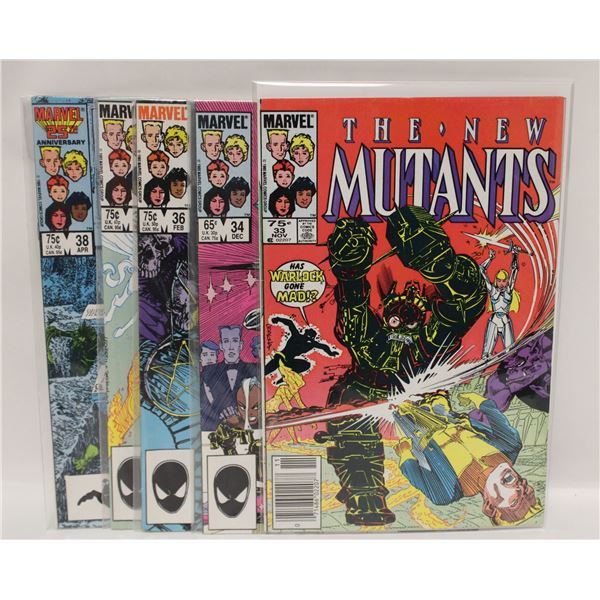 NEW MUTANTS --- 5 COMICS